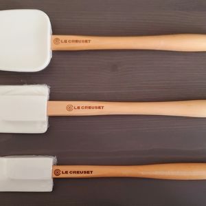 Le Creuset White Bijou Silicone Spatula Bundle